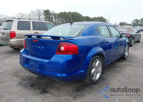 2014 Dodge Avenger Se from USA, damaged, VIN 1C3CDZAB3EN228675